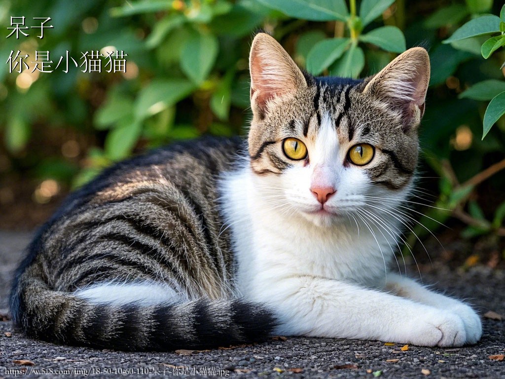 呆子你是小猫猫搞笑图片