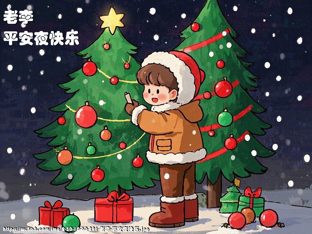 老李平安夜快乐搞笑图片