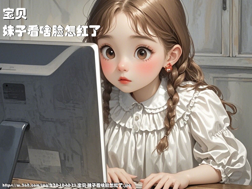 宝贝妹子看啥脸怎红了搞笑图片