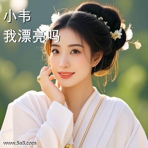 我漂亮吗小韦搞笑图片